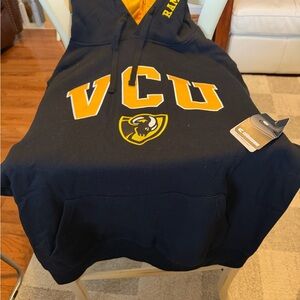 Colosseum Black and Yellow Men's Hoodie